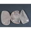 3Pcs Natural Baby Pink Rose Quartz Fancy Cabochon Loose Gemstone Lot 203Cts. A-755