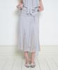Iligo Bow Chiffon Lace Skirt Grey