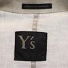 Y's Made in Japan Linen tailored jacket 1 gray Men's Used