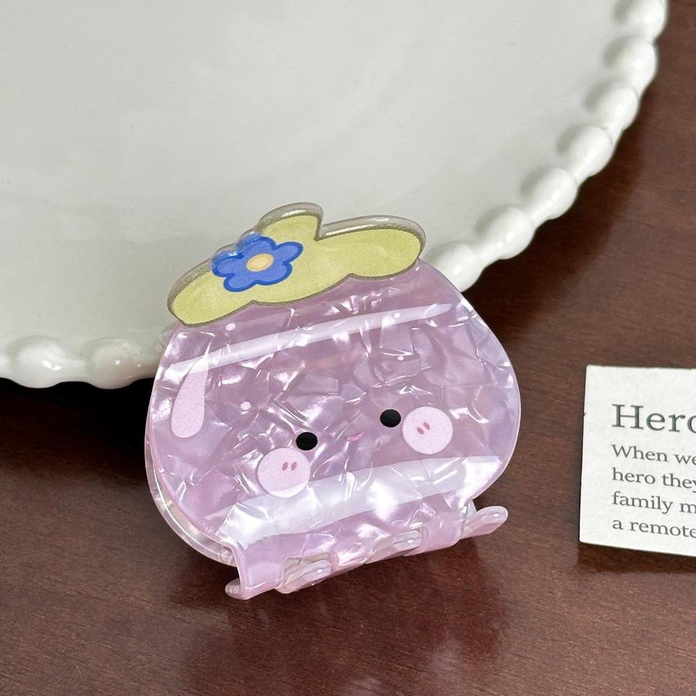 

Sweet Vegetable Hair Clip Korean Style Acetic Acid Claw Clip Hairpin Small Shark Clip Women Style5