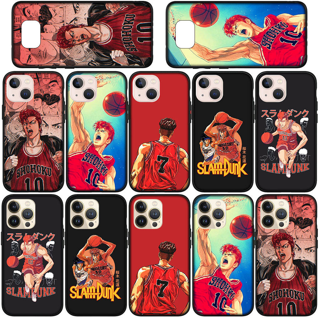 Phone Case for iPhone 17 16 15 Xiaomi Poco F8 F7 X7 X6 M8 C85 C75 C71 Redmi Note 14 13 12 11 Pro Max A3 14C 13C 15C Comics Slam Dunk Basketball Cover
