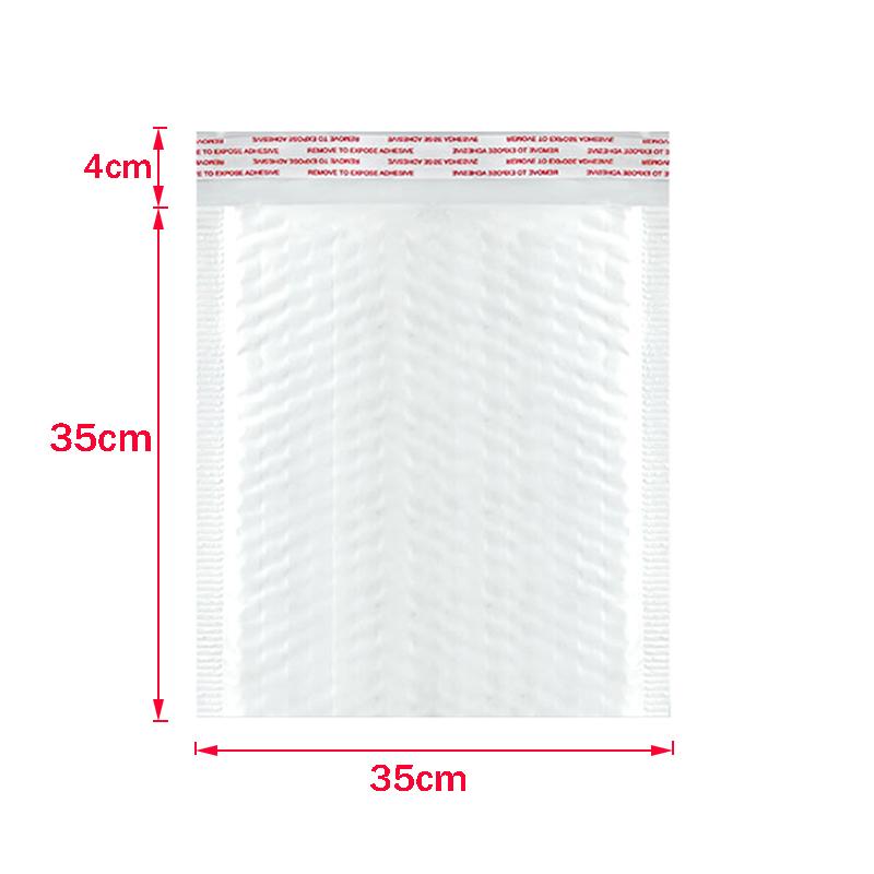 50Pcs Bubble Mailers White Poly Bubble Mailer Self Seal Padded Gift Bag Packaging Envelope Bags Book Shipping Package Bag