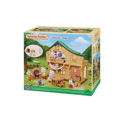 Sylvanian Family Lakeside Cabin Figure Set 5451, 1 Set, Korean Popular Toys