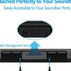 Wandhalterung mit Aufbewahrungsständer und Organizer-Rack-Set für Soundbar-Lautsprecher, passend für Beamg2 G1 Y4Qf Soundbar-Lautsprecher
