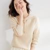 Women S Loose Knitted Hooded Sweatshirt Thick Casual Pullover Sweater