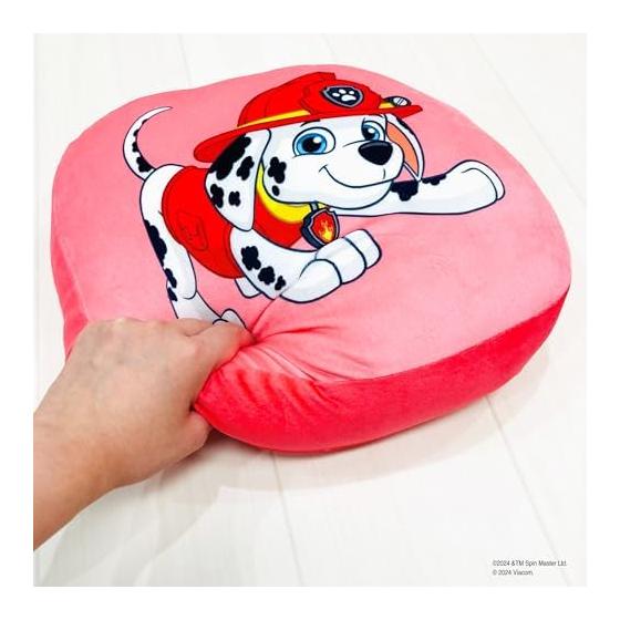 MORIPiLO Body Pillow Paw Patrol (Mochimochi Die-cut Cushion) Skin-friendly Fluffy Goods Stuffed Toy Nap Pillow Red 30x33x10cm Character Pillow