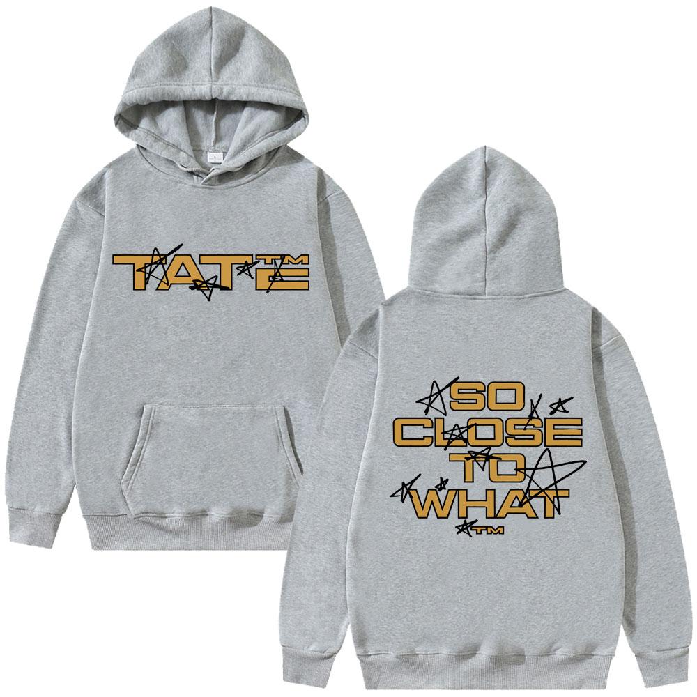 Singer Tate McRae So Close To What Miss Possessive Tour 2025 Hoodie Men Women Fashion Vintage Fleece Pullover Hoodies