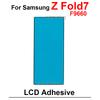 Back Cover Adhesive For Samsung Galaxy Z Fold 7 6 Fold6 F956 Fold7 F9660 LCD Inner Front Small Screen Sticker Fullset Tape Glue