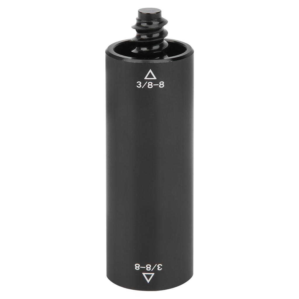 Pool Extension Cue 2oz Billiard Middle Shaft Aluminium Extender Adapter for Sports Supply 3/8?8