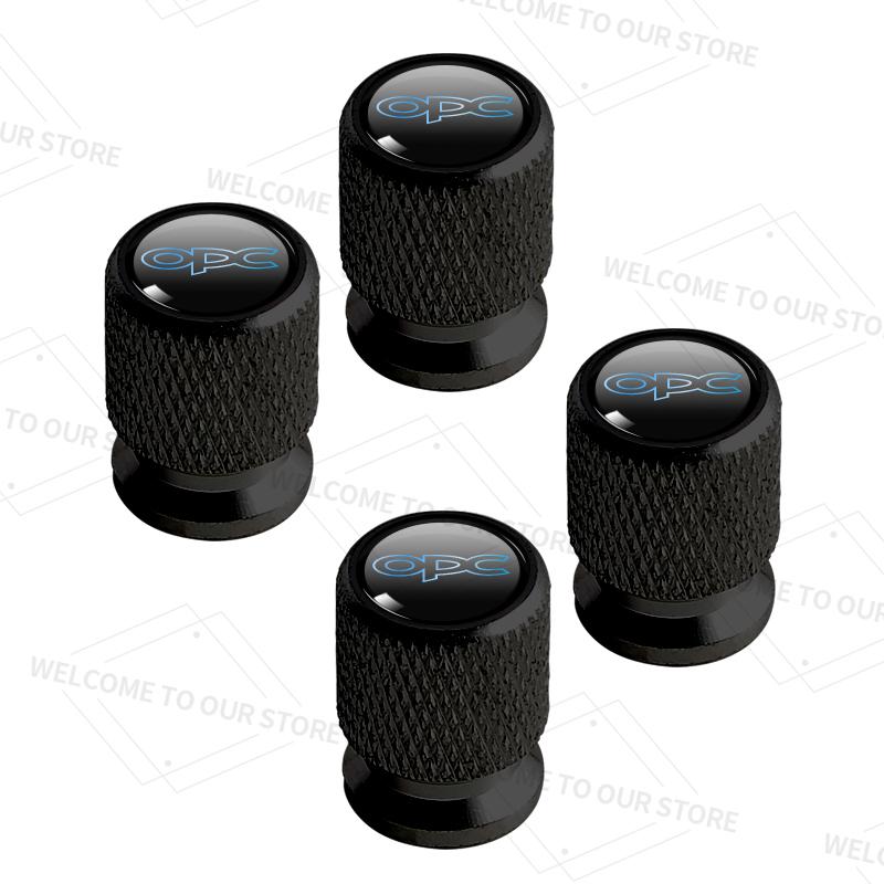 4pcs/1set For Opel OPC LINE Logo Mokka Antara Insignia VXR GSI GS GTC Car Valve Caps Wheel Tires Air Tyre Stem Protective Cover
