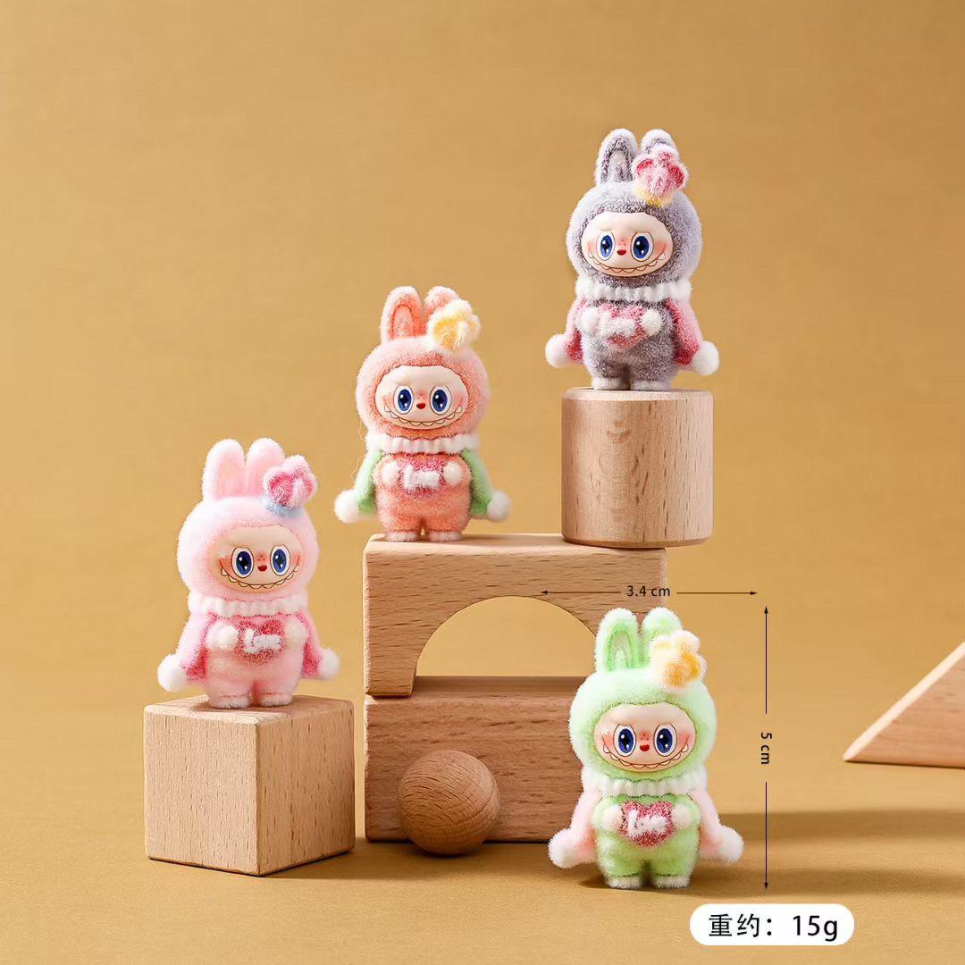 

New Plush King Cloth Cute Grain Handmade DIY Jewelry Accessories 3D Creative Desktop Ornament King Cloth 10pcs