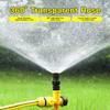 360° Rotation Garden Sprinkler Automatic Irrigation Watering System Adjustable Agriculture Lawn Farm Greenhouse Plant Water Sprayer