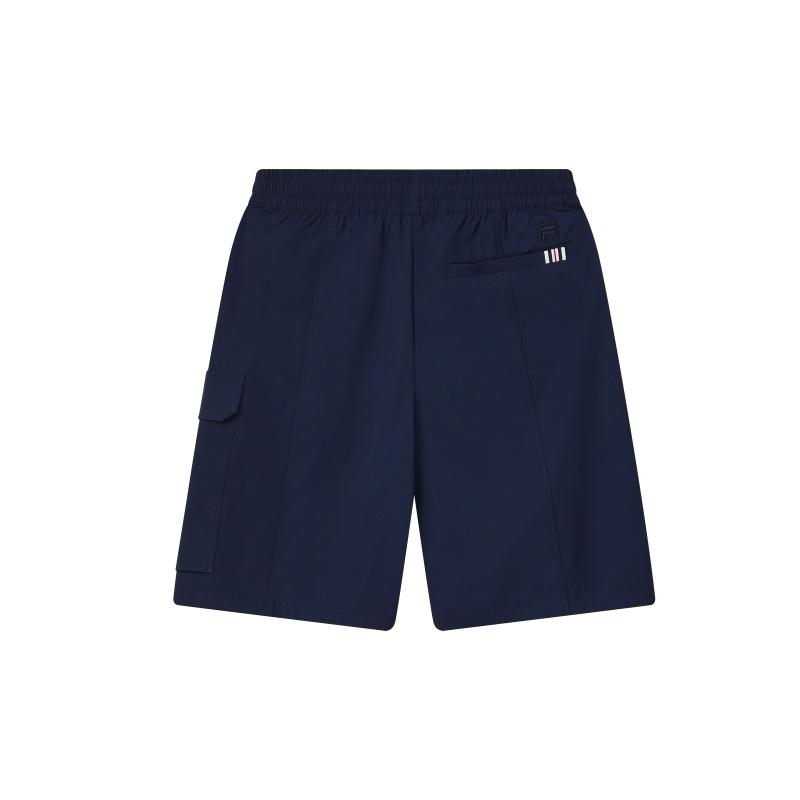 FILA Heritage Fashion Classic Simple Sports Trend Workwear Style Versatile Woven Five-Point Casual Shorts Men shorts F11M628806FDB