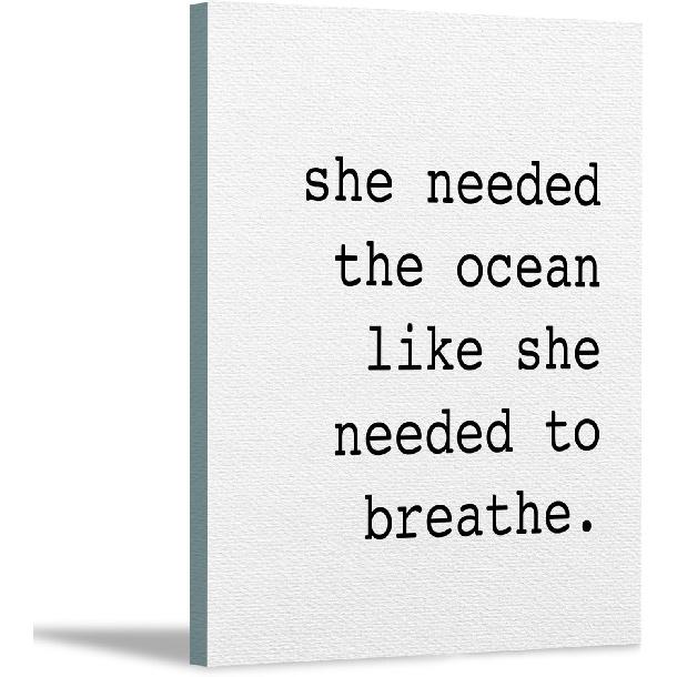 KEUSPI Beach Wall Art - Coastal Beachy Wall Decor,Summer Room Decor, Coastal Beachy Decor for Home,Summer Artwork Posters Prints for Walls,The Beach