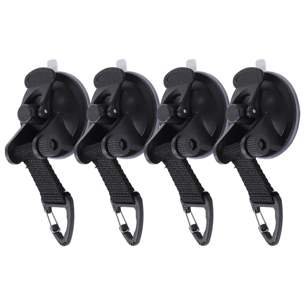 4PCS Car Tent Suction Cup High Strength Light Weight Easy Install Portable Suction Cups for Awning Tents Camping Tarp