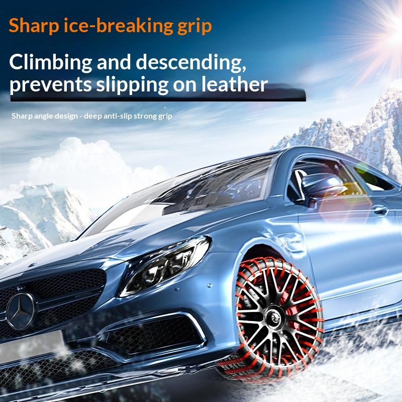 Schneeketten mit Rutschschutz für Auto, Motorrad, Winter und schlechtes Gelände, Räder, Anti-Rutsch, Notfall, Universelles Lockout-Artefakt