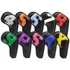 PU Leather Golf Iron Head Covers, Protective Club Covers