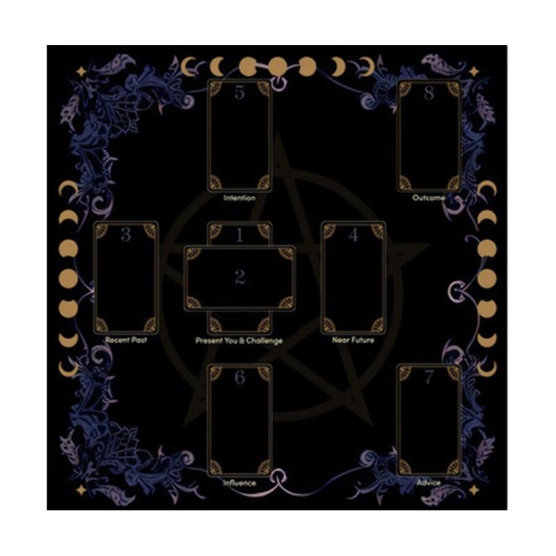 Скатертина для читання карт Астрологія Скатертина для Таро Ворожіння Скатертина для вівтарів Тканина для вівтарів Аксесуари для настільної гри для ворожінь
