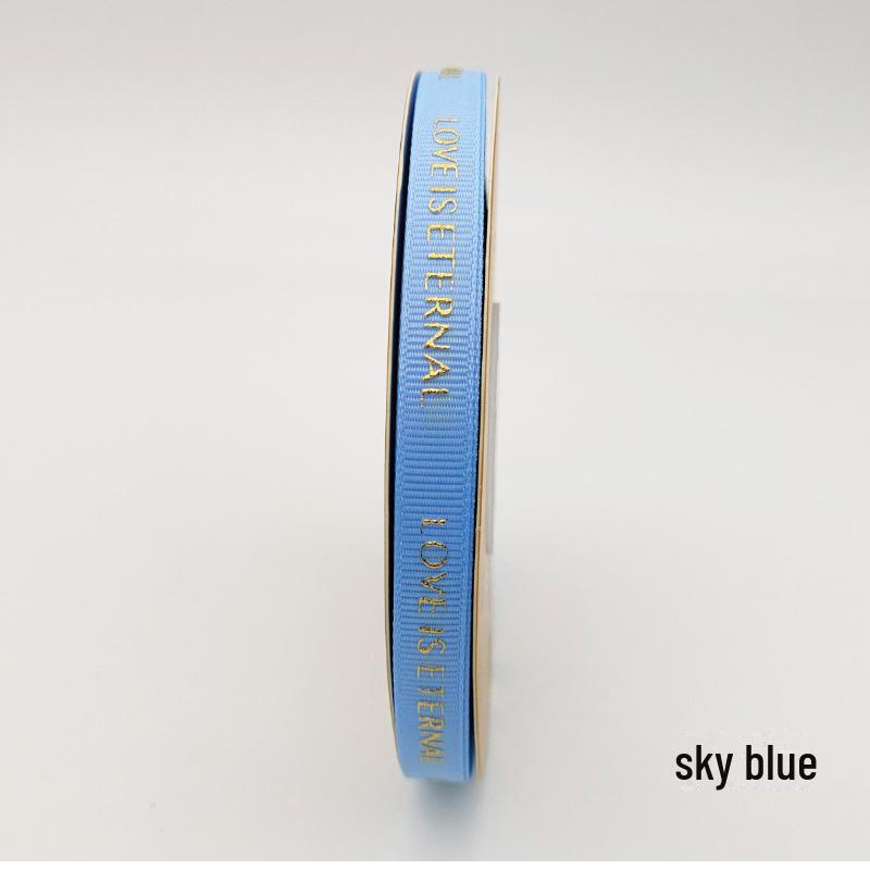 Cinta de Embalaje de Flores Termofijada de Calidad de 1 cm con Letras