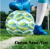 Custom Text Size 5 Soccer Ball, Standard Match Football For OutdoorGenshin Impact