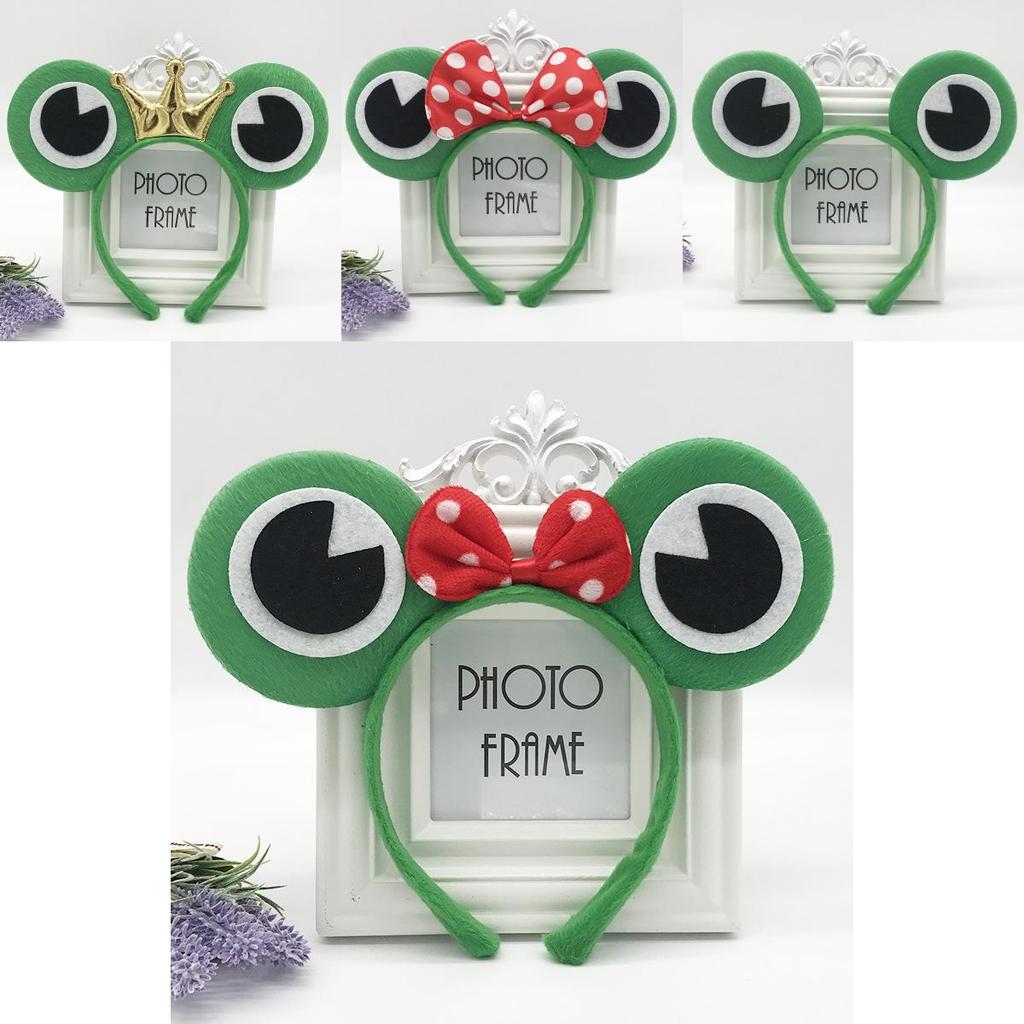 Frog Prince Headband Childrens Costume Accessory Handmade For Kids Play And Performance