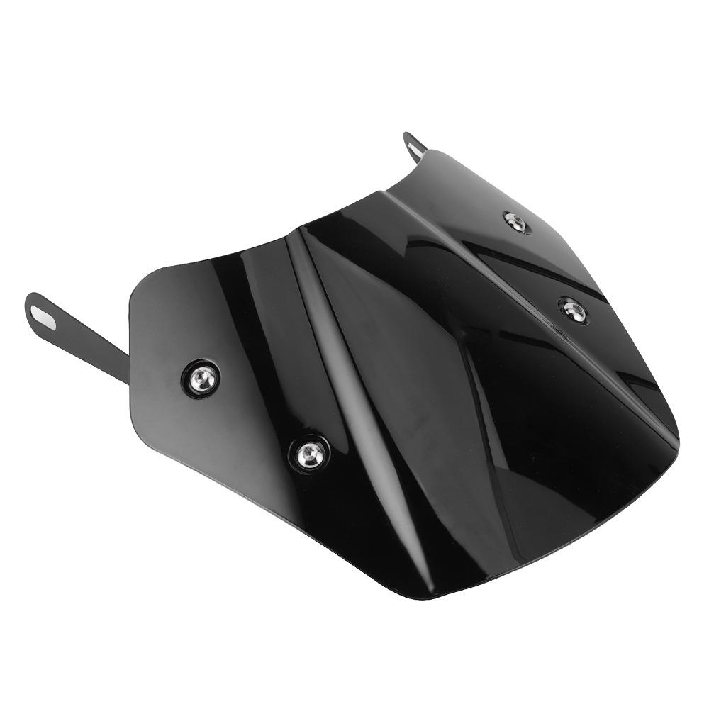 With Mounting Bracket Motorcycle Wind Deflector Black Universal Wind Deflector  Headlight Cover