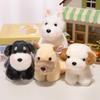 8 Kinds 15cm Small Puppy Doll Plush Toy Stuffed Kawaii Animal Standing Cartoon Plushie Companion Appeasing Gift