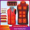 Dual Control Heated Vest - Men's Smart Stand-up Collar Casual Outerwear