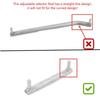 BEVINSEE Adjustable DSSR Selector Rod for BMW E46 320i 323i 325i, Replace for 25111434613 (Adjustable Range: 230mm-240mm)