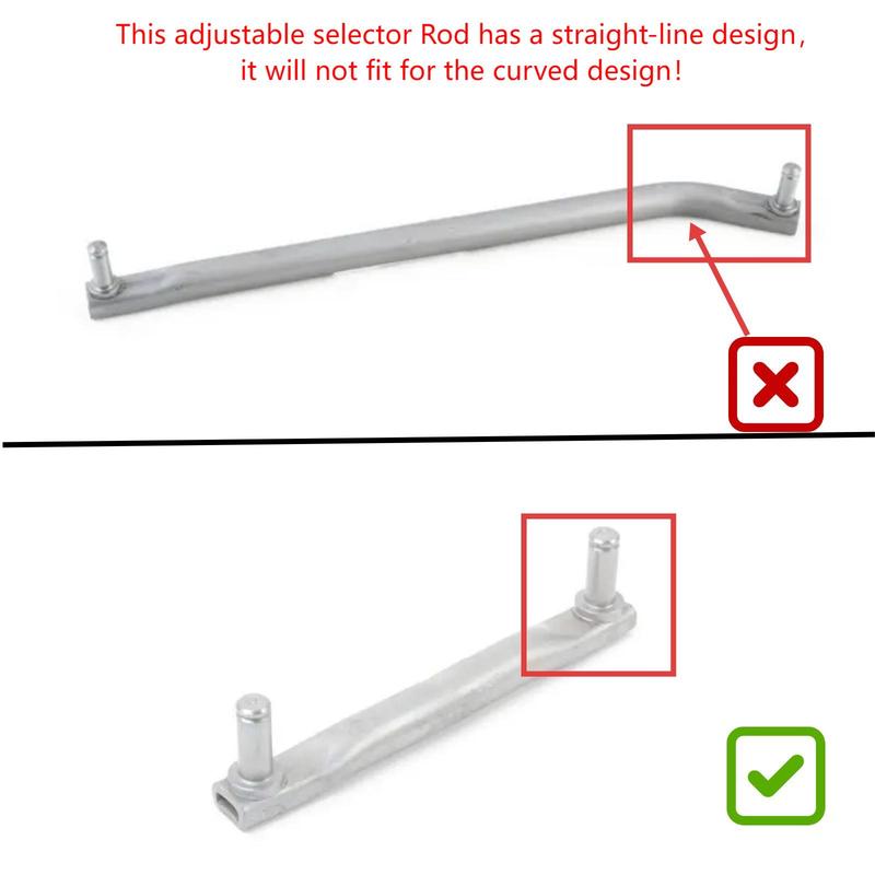 

BEVINSEE Adjustable DSSR Selector Rod for BMW E46 320i 323i 325i, Replace for 25111434613 (Adjustable Range: 230mm-240mm)