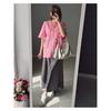 Summer New Design Three-dimensional Bow Decoration Versatile Mid-length T-shirt for Women