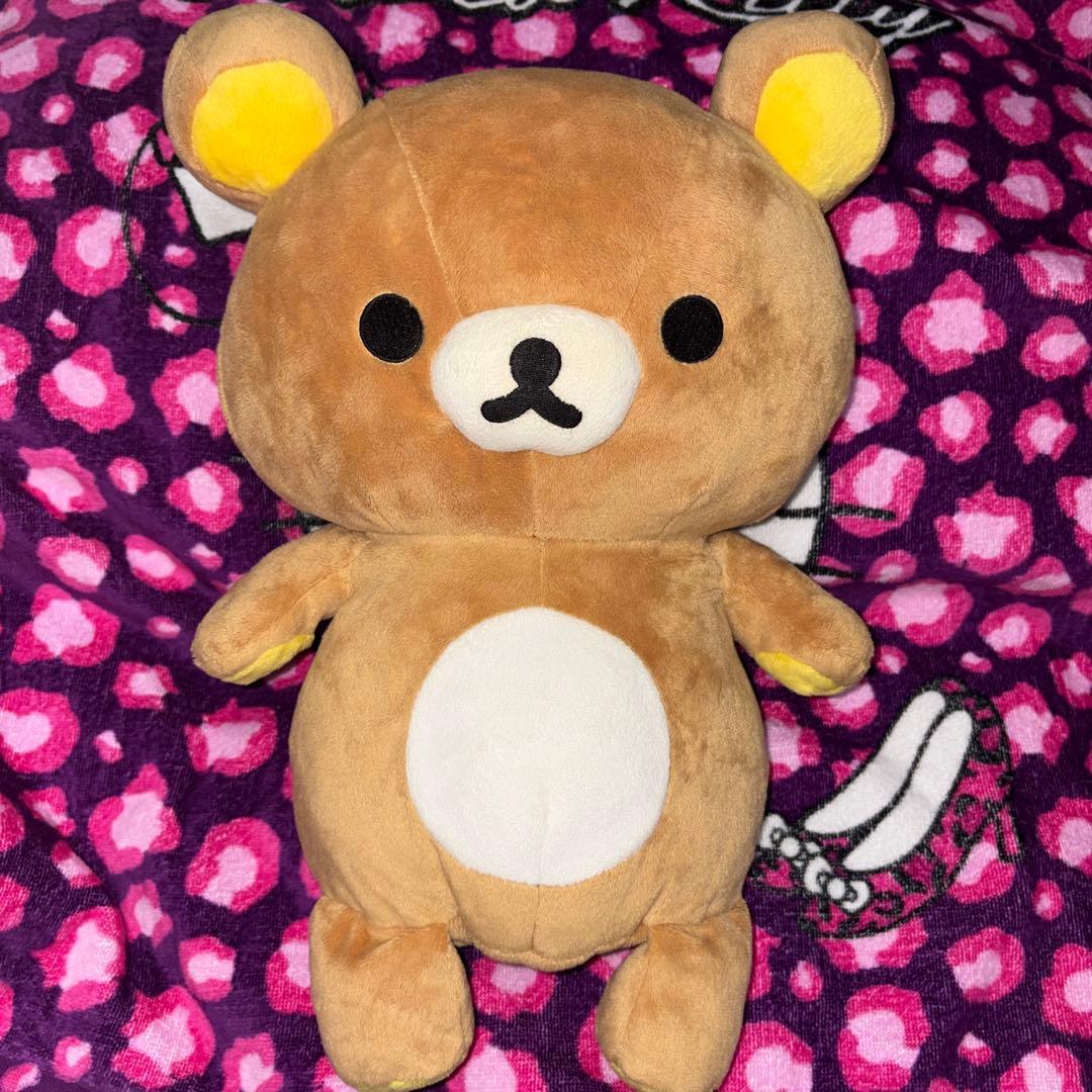 San-X Rilakkuma Plush Puppet Mascot Heisei Retro