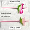20Pcs/Bag Plastic Summer Birthday Beach Wedding Party Decoration Tropical Hawaii Flower Drinking Straws Luau Hawaiian Theme Party
