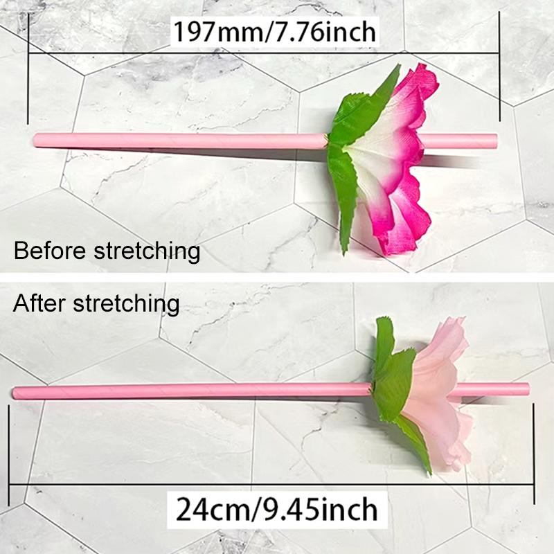 20Pcs/Bag Plastic Summer Birthday Beach Wedding Party Decoration Tropical Hawaii Flower Drinking Straws Luau Hawaiian Theme Party