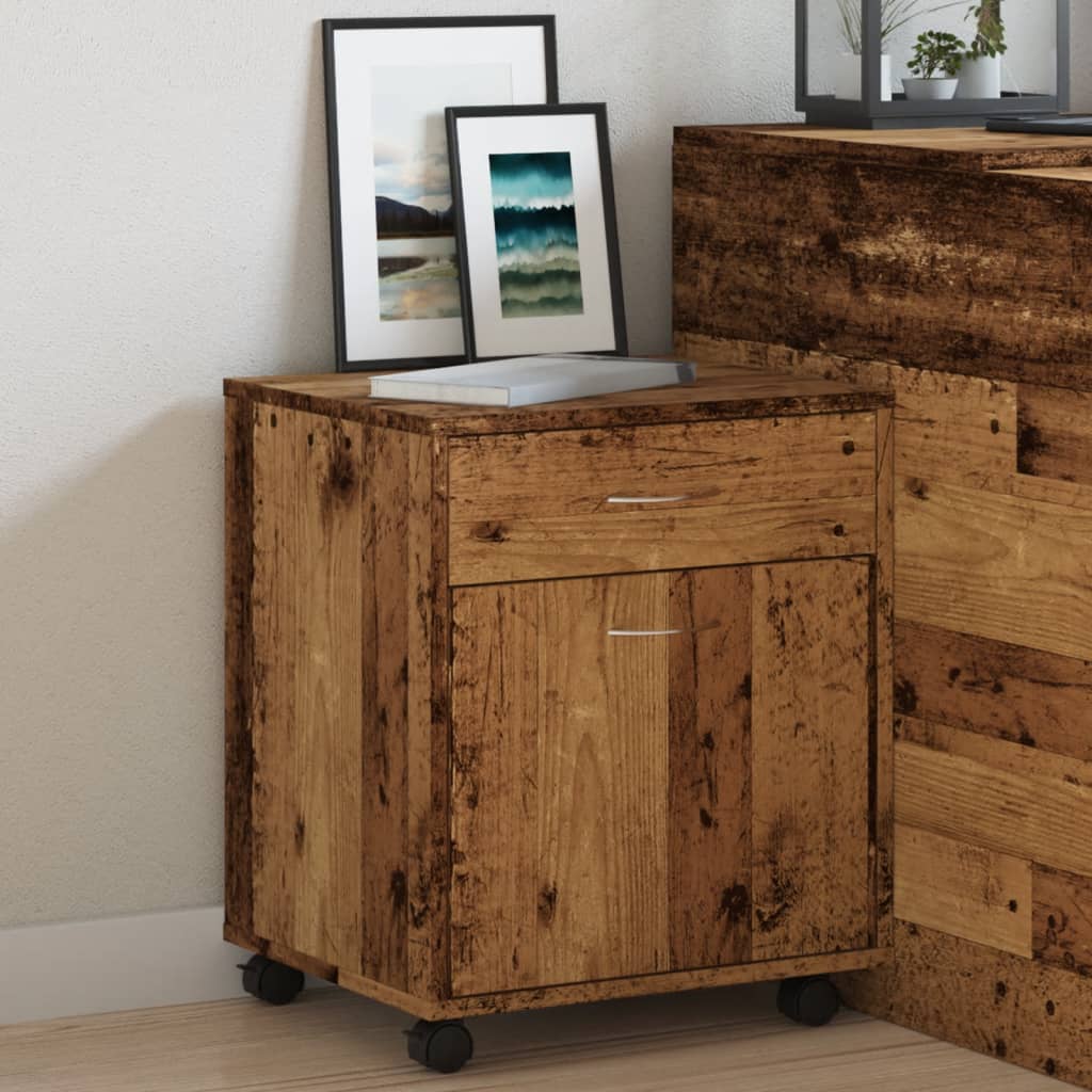 Rollcontainer, Farbe Altes Holz, 45X38X54 Cm
