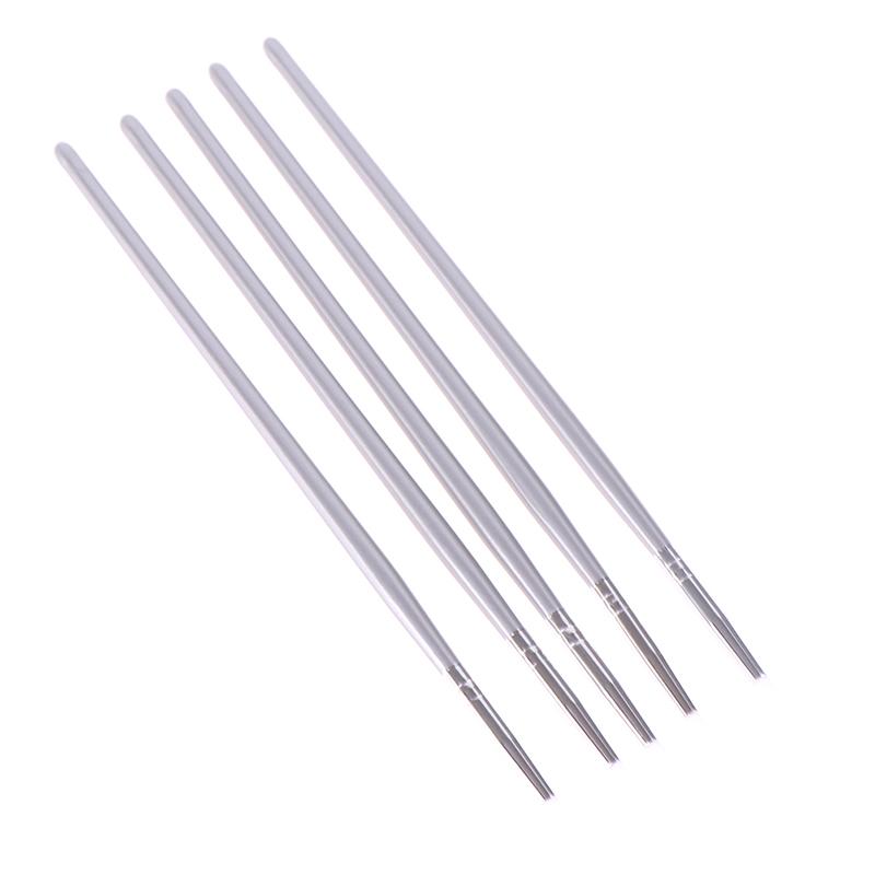 5Pcs Nail Art Silicone Point Nail Carving Pen Dotting Tools Sculpture Pen Crafts