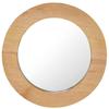 VidaXL Wall Mirror 40 Cm Teak Round
