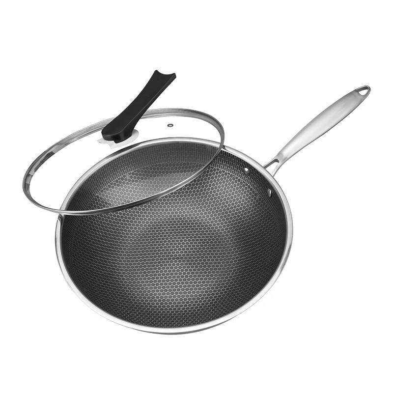 Balde 32cm Stainless Steel Multifunctional Wok
