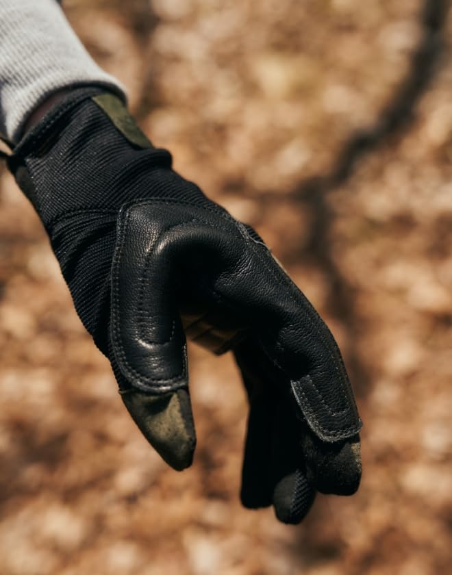 The North Face Spark Camp Flame Perfect for Outdoor and New Taupe Size L Gloves, Unisex, Retardant, Durable, Camping, Activities, Bonfires, Green,