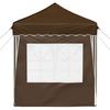 Pop Up Party Tent 195 X 195 X 245 Cm Taupe Oxford Fabric