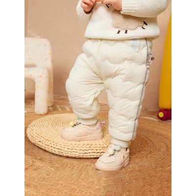 Kleidung für Säuglinge Kinder Daunenhose Jungenhose Mädchenhose Warm Hohe Taille Verdickt Lässig Entendaunen