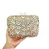 Hollow metal diamond-encrusted dinner bag banquet dress full of diamonds hand-held fashion bag