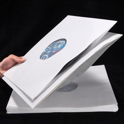 1PC 7/10/12inch Black White Paper & Poly Lined Record Inner Sleeves for LP Vinyl Records Anti Static Record Storage Album Covers