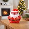 Fun Holiday Sensory Play Santa Claus Squeeze Toy, Slow Rising Maltose Stress Relief Fidget with Toys for Kids Glitter, Soft TPR Christmas Party Pinch