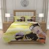 N-Naruto U-Uzumaki N-Naruto Anime Duvet Cover Set Bedding Lightweight Microfiber Kids Room Gift Fits US UK EU AU DE Beds, Single Double Queen King
