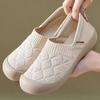 Shoes Women's one-pedal cloth shoes Lightweight flat shoes Soft-soled comfortable white mother shoes