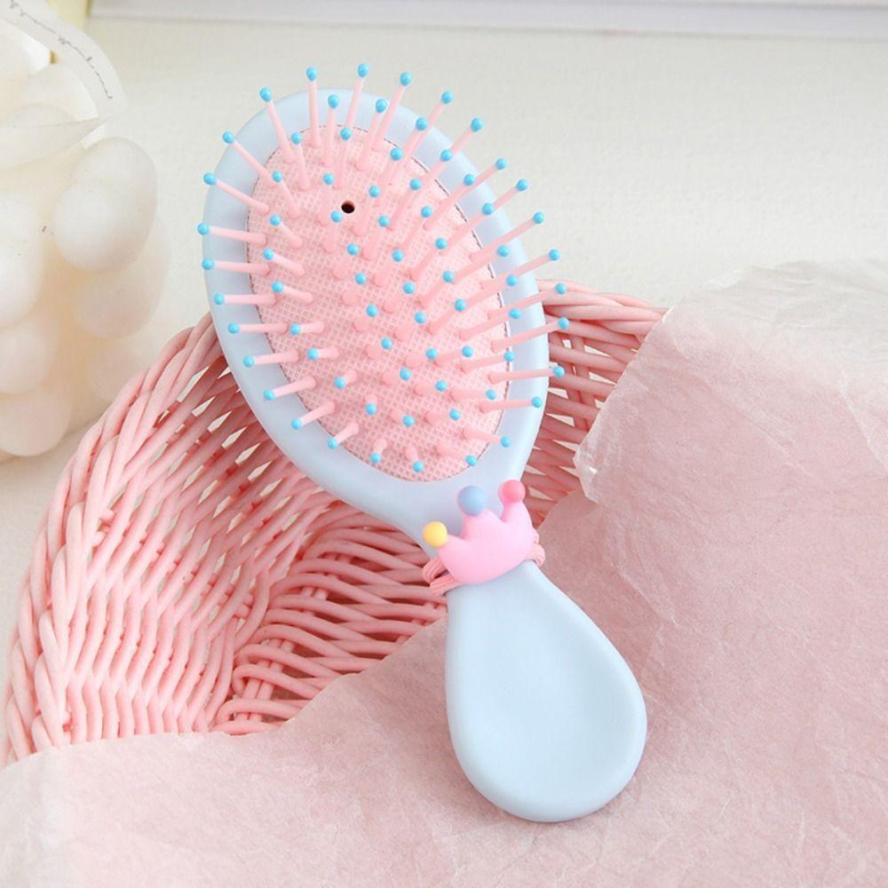 Mini Portable Small Massage Untangling Hairbrush Cartoon Air Cushion Hair Brush;