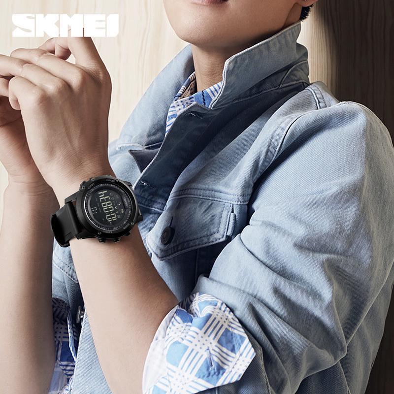 Fashion Smart Watch SKMEI Fashion Men Watches Remote Camera Calorie Bluetooth Digital Watch Clock