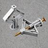 Hollow-Wall Anchors Drywall Anchor Kit with Screws, Self-Drilling Hollow Wall Anchor, Grey Butterfly Hollow Wall Anchors Expansion Tube Pipe