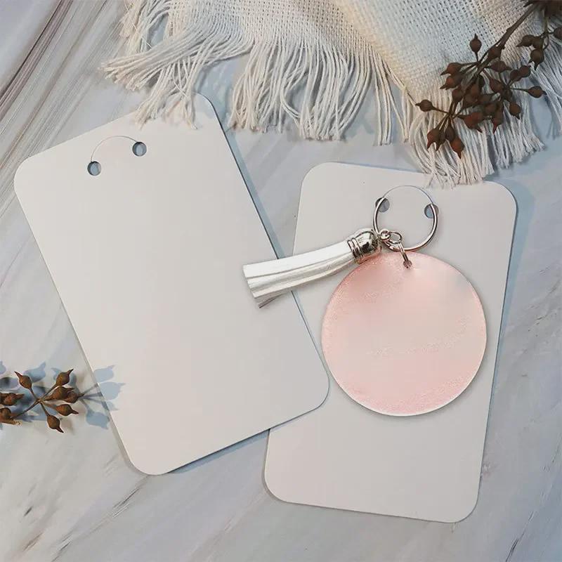 Kraftpapierkarte zur Schlüsselanhänger-Präsentation (7.5x12cm)